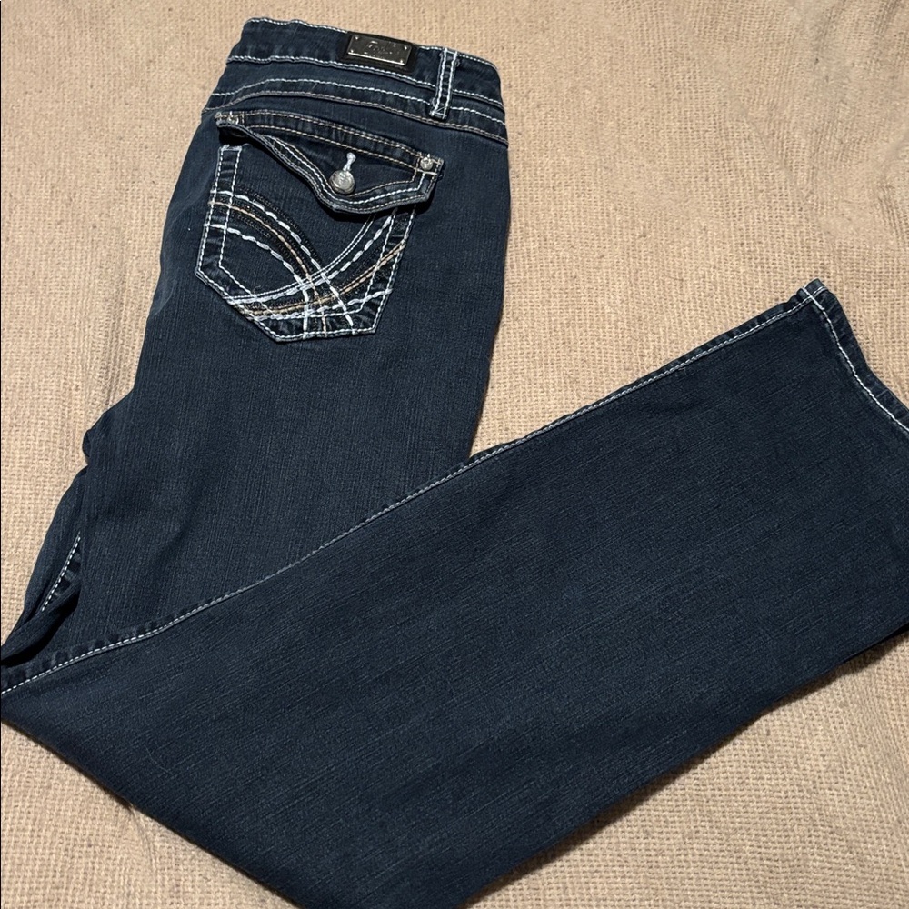 Earl Jeans Women's Straight Leg in Deep Indigo